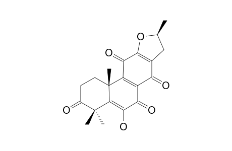 12,16-EPOXY-15,16-DIHYDRO-6-HYDROXY-17-(15->16)-ABEO-ABIETA-5,8,12,15-TETRAENE-3,7,11,14-TETRAONE