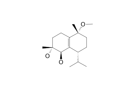 (4R,5R,10R)-10-METHOXYMUUROL-1(6)-ENE-4,5-DIOL