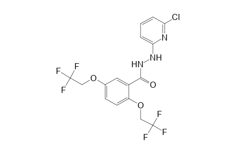 2,5-BIS(2,2,2-TRIFLUOROETHOXY)BENZOIC ACID, 2-(6-CHLORO-2-PYRIDYL)HYDRAZIDE