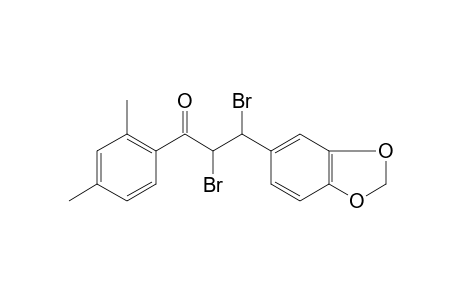 2,3-dibromo-2',4'-dimethyl-3-[3,4-(methylenedioxy)phenyl]propiophenone