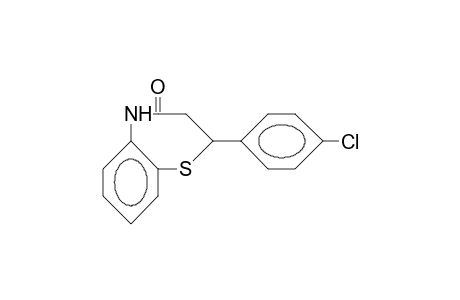 2-(4-Chlorphenyl)-2,3,4,5-tetrahydro-1,5-benzothiazepin-4-on