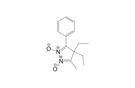 4H-Pyrazole, 4,4-diethyl-3-methyl-5-phenyl-, 1,2-dioxide, radical ion(1+)