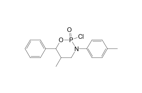 2H-1,3,2-Oxazaphosphorine, 2-chlorotetrahydro-5-methyl-3-(4-methylphenyl)-6-phenyl-, 2-oxide