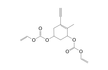 (3S,5S)/(3R,5R)-1-ETHYNYL-3-HYDROXY-2-METHYL-3,5-BIS-[(VINYLOXY)-CARBONYLOXY]-1-CYCLOHEXENE