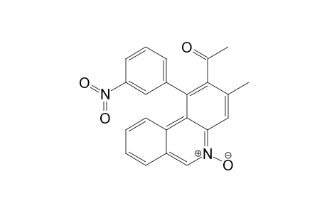 2-Acetyl-3-methyl-1-(3'-nitrophenyl)-phenanthridin-N-oxide