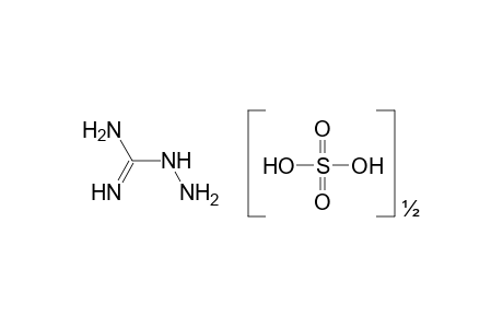 Sulfuric acid compound with hydrazinecarboximidamide (1:2)