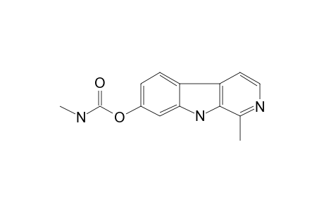 .beta.-Carboline, 1-methyl-7-(methylamino)formyloxy-