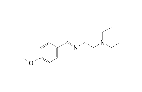 N,N-diethyl-N'-(p-methoxybenzylidene)ethylenediamine