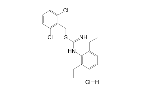 2-(2,6-dichlorobenzyl)-3-(2,6-diethylphenyl)-2-thiopseudourea, monohydrochloride