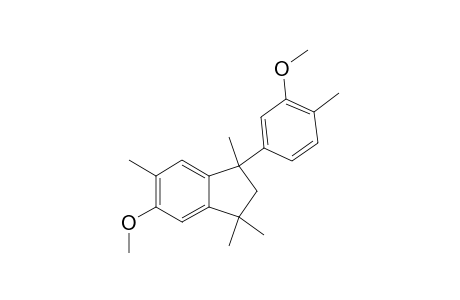 5-Methoxy-1-(3'-methoxy-4'-methylphenyl)-1,3,3,6-tetramethyl-indan