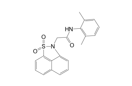 N-(2,6-Dimethylphenyl)-2-(1,1-dioxido-2H-naphtho[1,8-cd]isothiazol-2-yl)acetamide