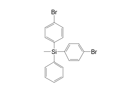 Di(4-bromophenyl)methylphenylsilane