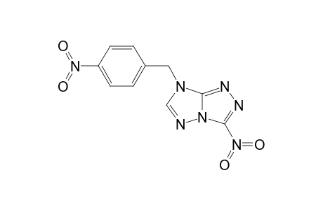 7H-[1,2,4]Triazolo[4,3-b][1,2,4]triazole, 3-nitro-7-[(4-nitrophenyl)methyl]-