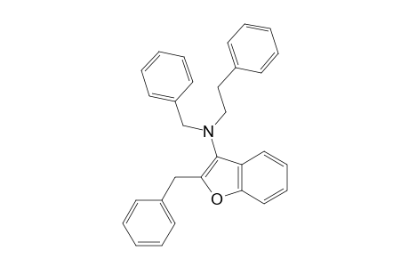 N,2-Dibenzyl-N-(2-phenylethyl)-1-benzofuran-3-amine