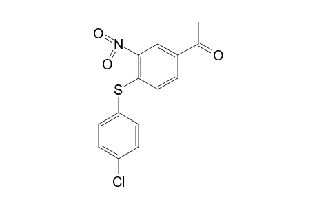 4'-[(p-chlorophenyl)thio]-3'-nitroacetophenone