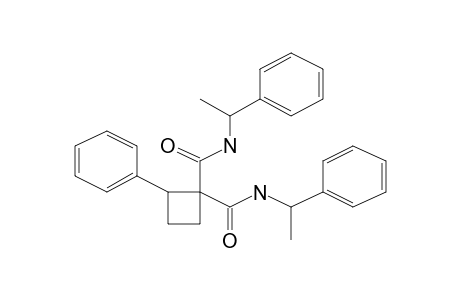 1,1-Cyclobutanedicarboxamide, 2-phenyl-N,N'-bis(1-phenylethyl)-