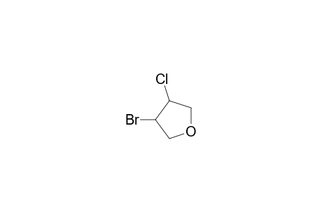 Furan, 3-bromo-4-chlorotetrahydro-, trans-