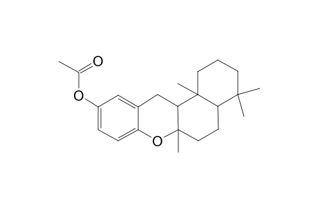 (4aR-(4a.alpha.,6a.alpha.,12a.alpha.,12b.beta.)-1,3,4,4a,5,6,6a,12,12a,12b-Decahydro-4,4,6a,12b-tetramethyl-2H-benzo(0)xanthen-10-ol acetate