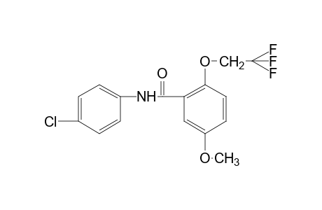 4'-chloro-5-methoxy-2-(2,2,2-trifluoroethoxy)benzanilide