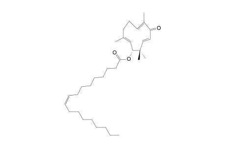 MITISSIMOL_A_OLEATE;9-OCTADECENOIC-ESTER_OF_3-E,6-E,10-E-HUMULATRIEN-1-ALPHA-OL-5-ONE