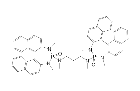 (R,R)-N,N'-BIS-[4,5-DIHYDRO-3,5-DIMETHYL-4-(3H-DINAPHTHO-[2,1-D:1',2'-F]-[1,3,2]-2-OXODIAZAPHOSPHEPINO)]-N,N'-DIMETHYL-1,3-PROPANEDIAMINE