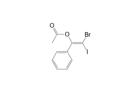 acetic acid [(E)-2-bromo-2-iodo-1-phenyl-vinyl] ester