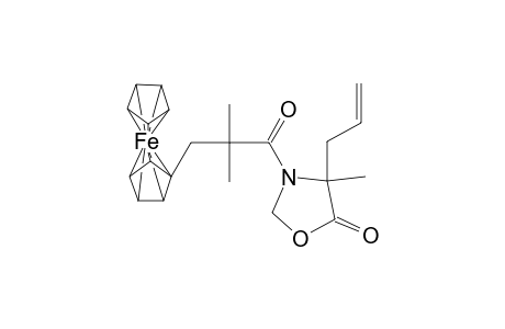 (2S,4R)-2-Ferrocenyl-3-pivaloyl-4-allyl-4-methyl-1,3-oxazolidin-5-one