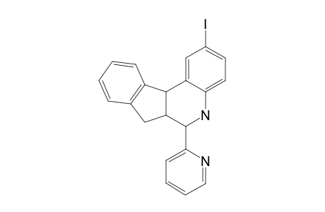 2-Iodo-6-(pyridin-2-yl)-6,6a,7,11b-tetrahydro-5H-indeno[2,1-c]quinoline