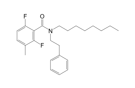 Benzamide, 2,6-difluoro-3-methyl-N-(2-phenylethyl)-N-octyl-