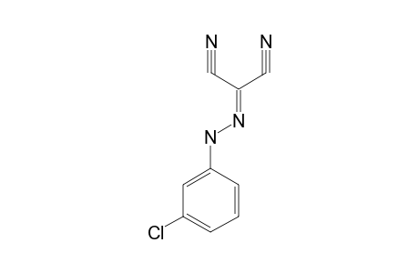 Mesoxalonitrile, (m-chlorophenyl)hydrazone