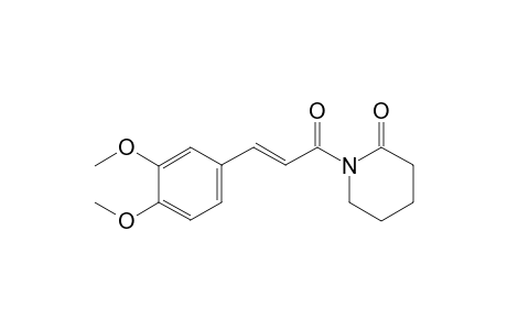 (E)-1-[3-(3,4-Dimethoxyphenyl)acryloyl]piperidin-2-one