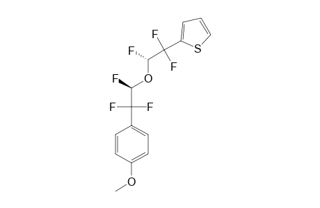 2-Thienyl-2'-(4-methoxyphenyl)bis(1,2,2-trifluoroethyl)ether