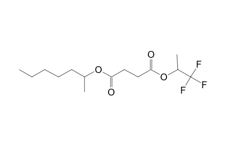 Succinic acid, 1,1,1-trifluoroprop-2-yl 2-heptyl ester