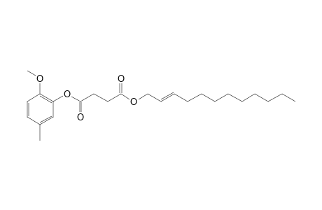 Succinic acid, dodec-2-en-1-yl 2-methoxy-5-methylphenyl ester