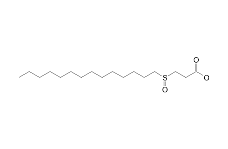 3-(Tetradecylsulfinyl)propionic acid