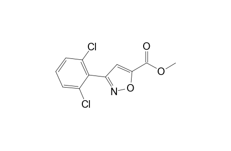 3-(2,6-Dichlorophenyl)isoxazole-5-carboxylic acid methyl ester