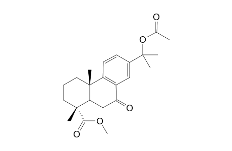 Methyl 13-(1'-acetoxy-1'-methylethyl)-7-oxopodocarpe-8,11,13-trien-15-oate