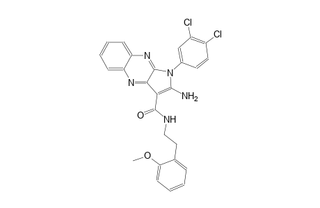 2-amino-1-(3,4-dichlorophenyl)-N-[2-(2-methoxyphenyl)ethyl]-1H-pyrrolo[2,3-b]quinoxaline-3-carboxamide