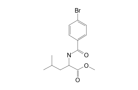 l-Leucine, N-(4-bromobenzoyl)-, methyl ester