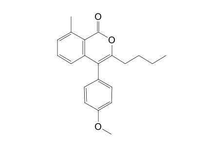 3-n-Butyl-4-(4-methoxyphenyl)-8-methyl-1H-isochromen-1-one