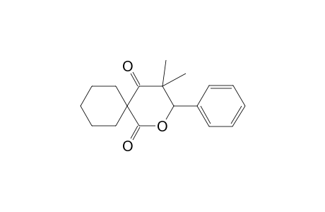 4,4-Dimethyl-3-phenyl-2-oxaspiro[5.5]undecane-1,5-dione