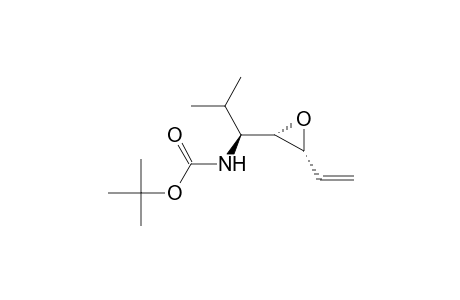 N-[(1S)-1-[(2S,3R)-3-ethenyl-2-oxiranyl]-2-methylpropyl]carbamic acid tert-butyl ester