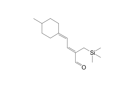 (Z)-4-(4-Methylcyclohexylidene)-2-(trimethylsilylmethyl)but-2-enal