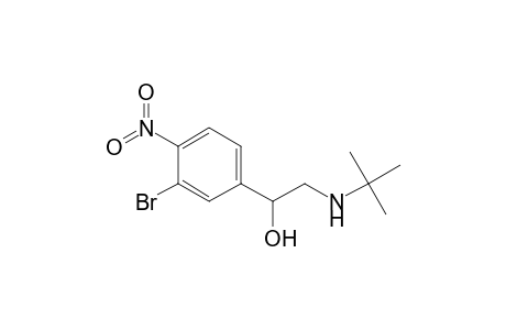 Benzenemethanol, 3-bromo-.alpha.-[[(1,1-dimethylethyl)amino]methyl]-4-nitro-, monohydrochloride