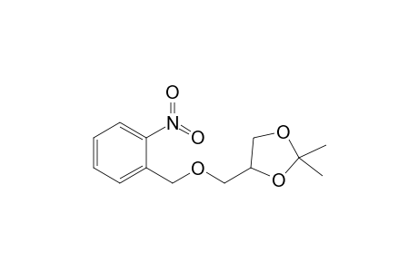 (+-)-O(1),O(2)-Isopropylidene-O(3)-(2-nitrobenzyl)glycerol