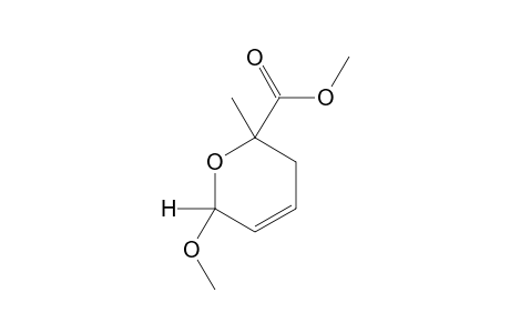 cis-3,6-DIHYDRO-6-METHOXY-2-METHYL-2H-PYRAN-2-CARBOXYLIC ACID,METHYL ESTER