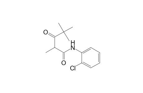 Pentanamide, N-(2-chlorophenyl)-2,4,4-trimethyl-3-oxo-