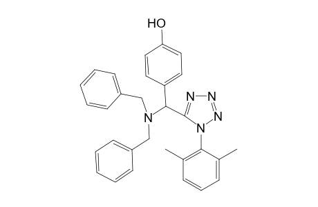 4-((Dibenzylamino)[1-(2,6-dimethylphenyl)-1H-tetraazol-5-yl]methyl)phenol