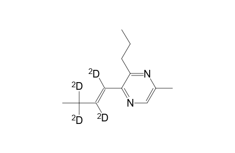 5-Methyl-3-n-propyl-2-[E-(1,2,3,3-tetradeuterio)but-1-enyl]pyrazine