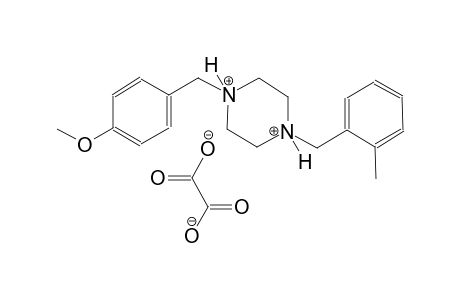 1-(4-Methoxybenzyl)-4-(2-methylbenzyl)piperazinediium oxalate